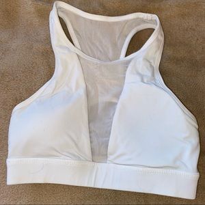 White Sports Bra- Til You Collapse- TYC